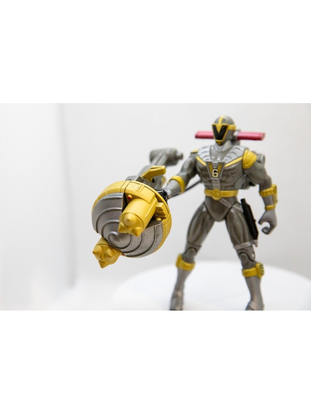Power Rangers Lightspeed Rescue Titanium Mega Battle Ranger Figure Bandai - Picture 2 of 4